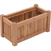 vidaXL Lit surélevé 50x25x25 cm Bois de teck solide