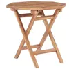 vidaXL Table pliable de jardin 45x45x45 cm Bois de teck solide