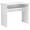 vidaXL Bureau Blanc brillant 90x50x74 cm Aggloméré