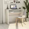 vidaXL Bureau Blanc 90x50x74 cm Bois d'ingénierie