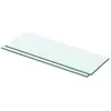 vidaXL Panneaux d'étagère 2 pcs Verre Transparent 50 x 12 cm