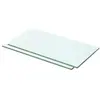 vidaXL Panneaux d'étagère 2 pcs Verre Transparent 50 x 20 cm