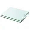 vidaXL Panneaux d'étagère 2 pcs Verre Transparent 20 x 20 cm