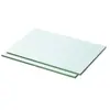 vidaXL Panneaux d'étagère 2 pcs Verre Transparent 30 x 15 cm