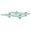 vidaXL Étagères murales 2 pcs Verre 30 x 10 cm 8 mm
