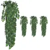 vidaXL Buissons artificiels de lierre 4 pcs Vert 90 cm