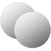 vidaXL Miroirs muraux 2 pcs 70 cm Rond Verre