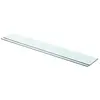 vidaXL Panneaux d'étagère 2 pcs Verre Transparent 90 x 12 cm