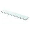 vidaXL Panneaux d'étagère 2 pcs Verre Transparent 90 x 15 cm
