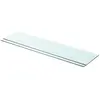 vidaXL Panneaux d'étagère 2 pcs Verre Transparent 90 x 20 cm