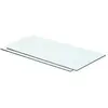 vidaXL Panneaux d'étagère 2 pcs Verre Transparent 60x25 cm