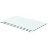 vidaXL Panneaux d'étagère 2 pcs Verre Transparent 60 x 30 cm