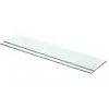 vidaXL Panneaux d'étagère 2 pcs Verre Transparent 70x15 cm
