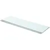 vidaXL Panneaux d'étagère 2 pcs Verre Transparent 70 x 20 cm