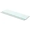 vidaXL Panneaux d'étagère 2 pcs Verre Transparent 60 x 12 cm