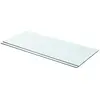 vidaXL Panneaux d'étagère 2 pcs Verre Transparent 70 x 30 cm
