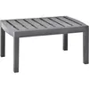 vidaXL Table de jardin Moka 78x55x38 cm Plastique