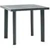 vidaXL Table de jardin Vert 80x75x72 cm Plastique