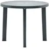 vidaXL Table de jardin Vert 89 cm Plastique
