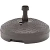 vidaXL Socle de parasol rempli de sable/d'eau 20 L Plastique rotin