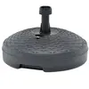 vidaXL Socle de parasol rempli de sable/d'eau 20 L Plastique rotin