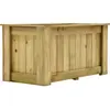 vidaXL Jardinière surélevée 100x50x50 cm Bois de pin imprégné