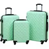 vidaXL Ensemble de valises rigides 3 pcs Menthe ABS