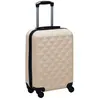 vidaXL Valise rigide Doré ABS