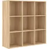 vidaXL Bibliothèque chêne sonoma 98x29x97,5 cm bois d'ingénierie