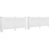 vidaXL Cache-radiateurs 2 pcs Blanc 172x19x81,5 cm MDF
