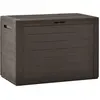 vidaXL Boîte de rangement de jardin Marron 78x44x55 cm