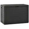 vidaXL Boîte de rangement de jardin Anthracite78x44x55 cm
