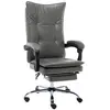 vidaXL Chaise de bureau Anthracite Similicuir