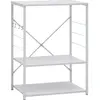 vidaXL Armoire à four à micro-ondes Blanc 60x39,6x79,5 cm