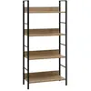 vidaXL Bibliothèque à 4 niveaux chêne 60x27,6x124,5 cm bois ingénierie