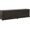 vidaXL Boîte de rangement de jardin résine tressée 200x50x60 cm marron