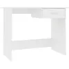 vidaXL Bureau Blanc 100 x 50 x 76 cm Bois d'ingénierie