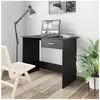 vidaXL Bureau Noir 100 x 50 x 76 cm Aggloméré