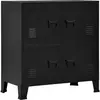 vidaXL Coffre de rangement industriel Noir 75x40x80 cm Acier