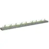 vidaXL Lit surélevé à gabion Acier galvanisé 360x30x10 cm