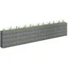 vidaXL Lit surélevé à gabion Acier galvanisé 450x30x90 cm