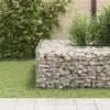 vidaXL Lit surélevé cube à gabion Fil d'acier 50x50x50 cm