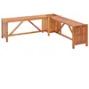 vidaXL Banc de jardin et jardinière 117x117x40 cm Bois solide d'acacia