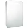 vidaXL Armoire de salle de bain à miroir LED 60x11x80 cm