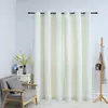vidaXL Rideau occultant avec anneaux en métal Velours Crème 290x245 cm