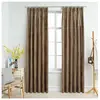 vidaXL Rideaux occultants avec crochets 2 pcs Velours Beige 140x245 cm