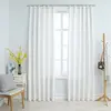 vidaXL Rideaux occultants avec crochets 2 pcs Blanc cassé 140x225 cm
