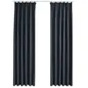 vidaXL Rideaux occultants avec crochets 2 pcs Anthracite 140x225 cm