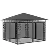vidaXL Belvédère avec moustiquaire 3x3x2,73 m Anthracite 180 g/m²