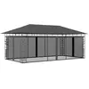 vidaXL Belvédère avec moustiquaire 6x3x2,73 m Anthracite